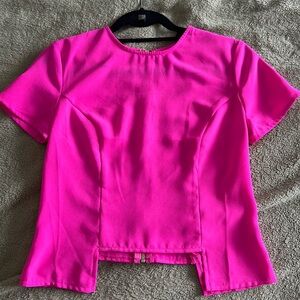 Pink dressy top